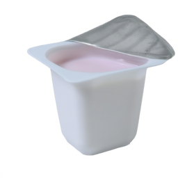 8oz Plastic Rectangular Yogurt Container