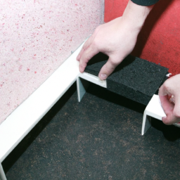 how to fit plastic skirting board