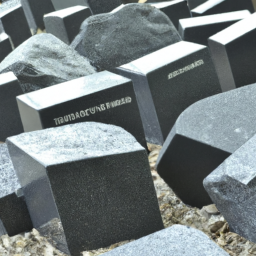 black granite memorial stones