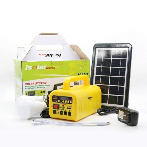 Solar Home System Portable Solar Power System with FM Radio MP3 Player