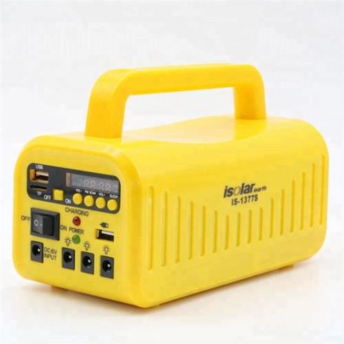 Solar Home System Portable Solar Power System with FM Radio MP3 Player