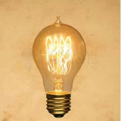 25 WATT INCANDESCENT A19 VINTAGE EDISON LIGHT BULB