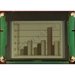 128×128 monochrome graphic LCD display module