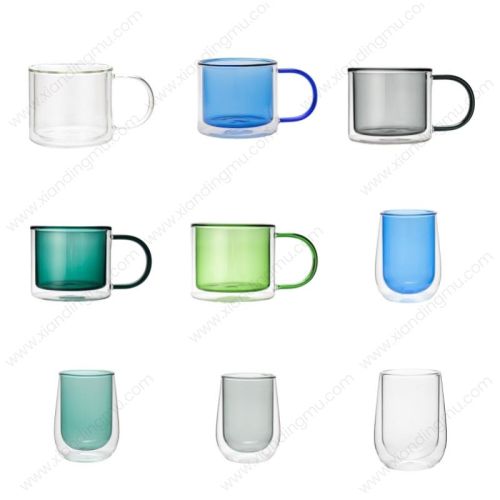 wholesale double wall glass cup