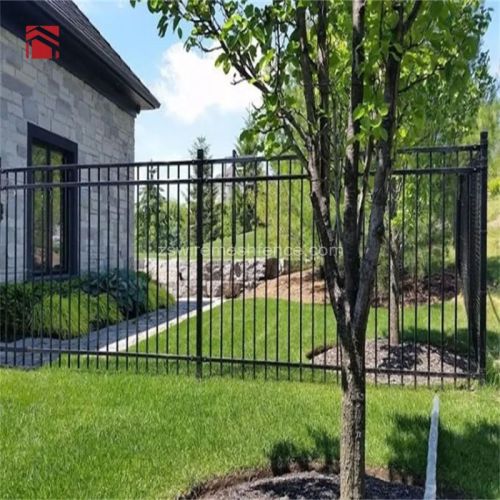 wrought iron garden fencing